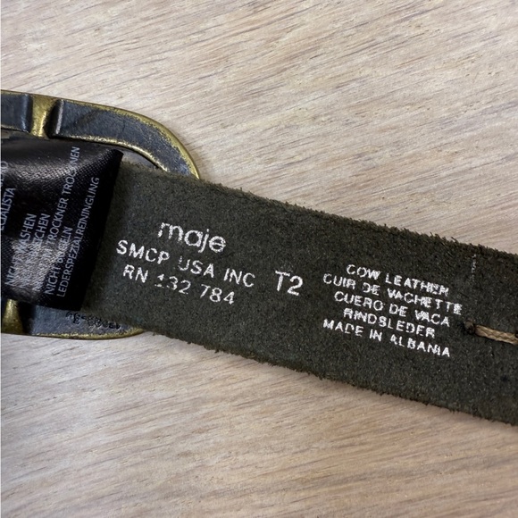 Maje Cow Leather Belt main image 4